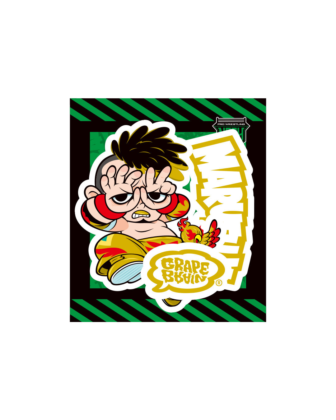 GRAPE BRAIN×NOAH「手の目」ステッカー