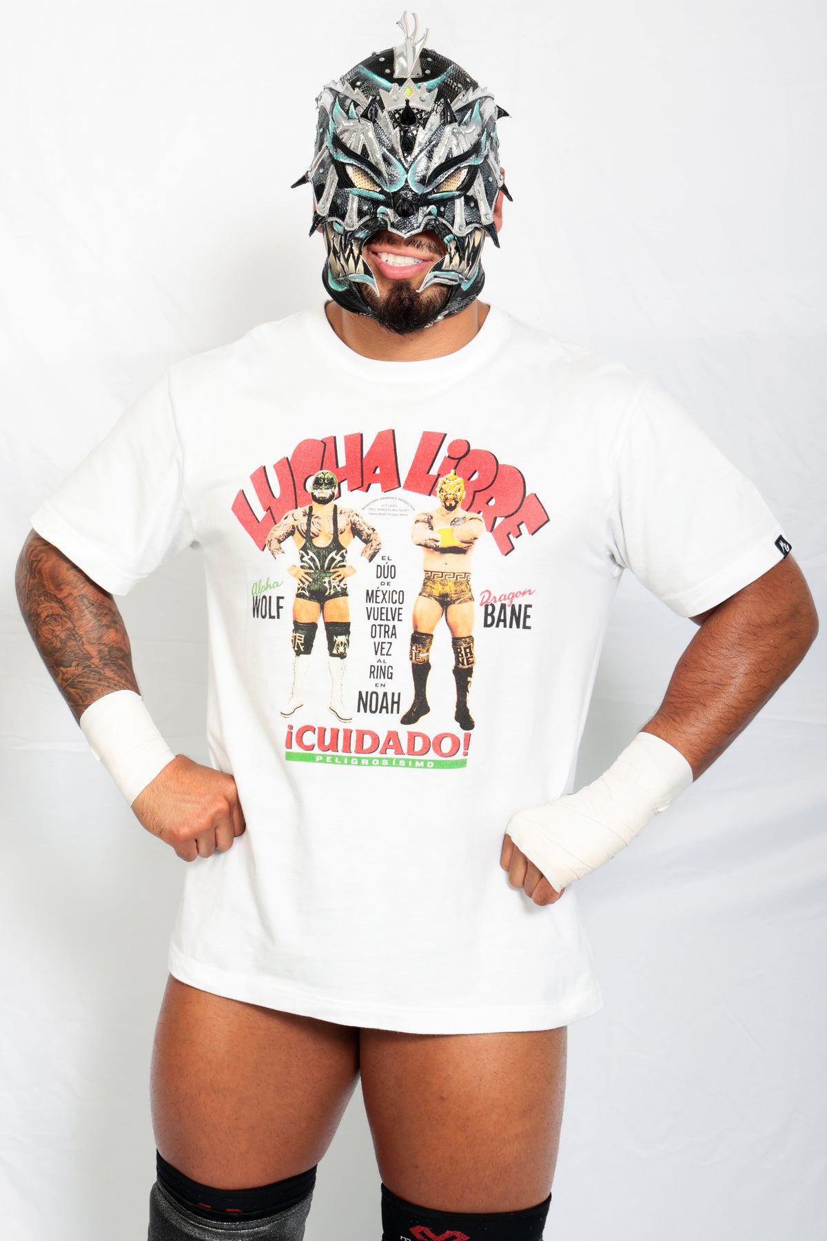 ドラゴン・ベイン＆アルファ・ウルフ MONSTERS GRAPHICS Tシャツ