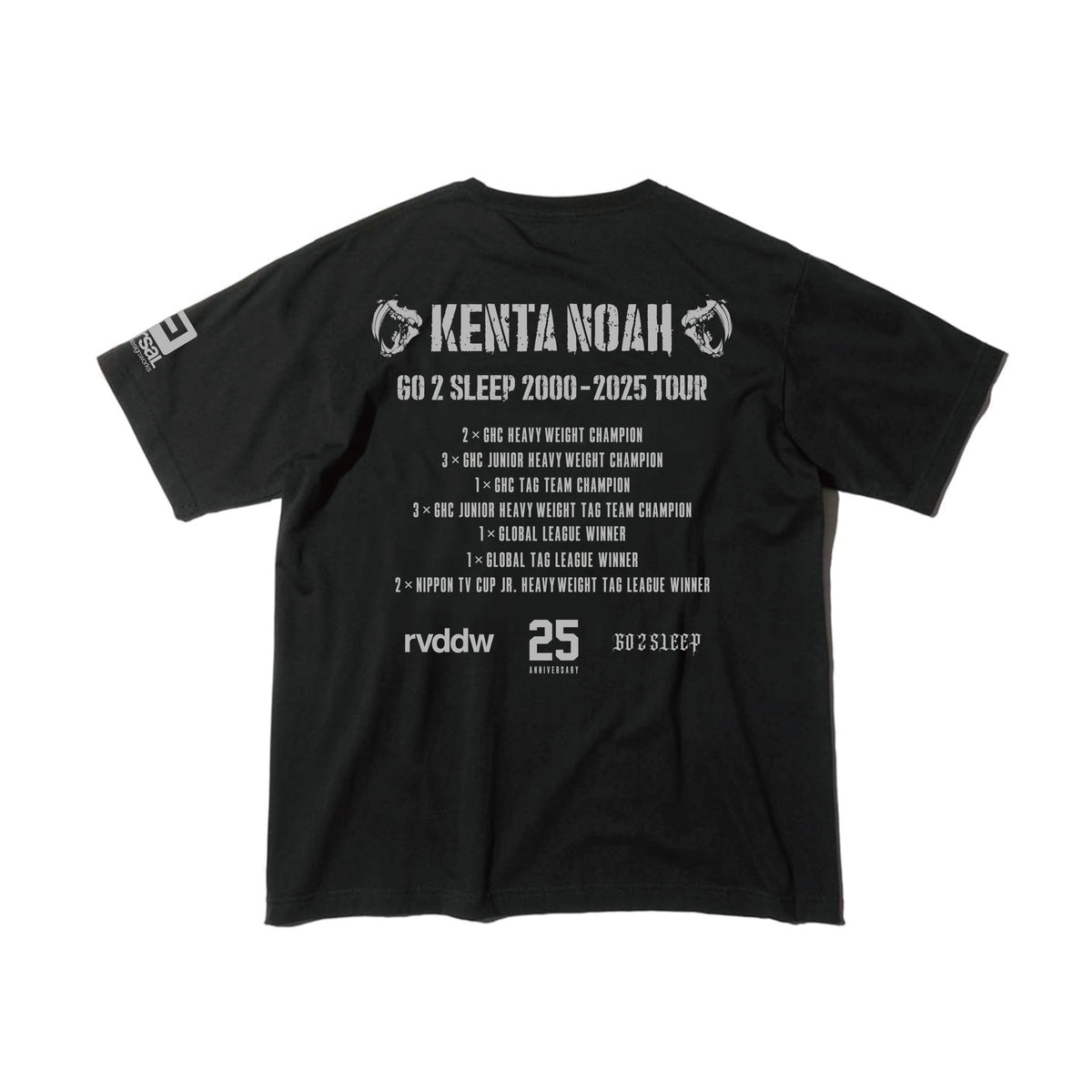 GO 2 SLEEP 2000-2025 TOUR TEE