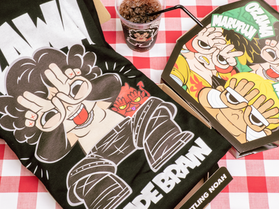 GRAPE BRAIN×OZAWA「手の目 」Tシャツ