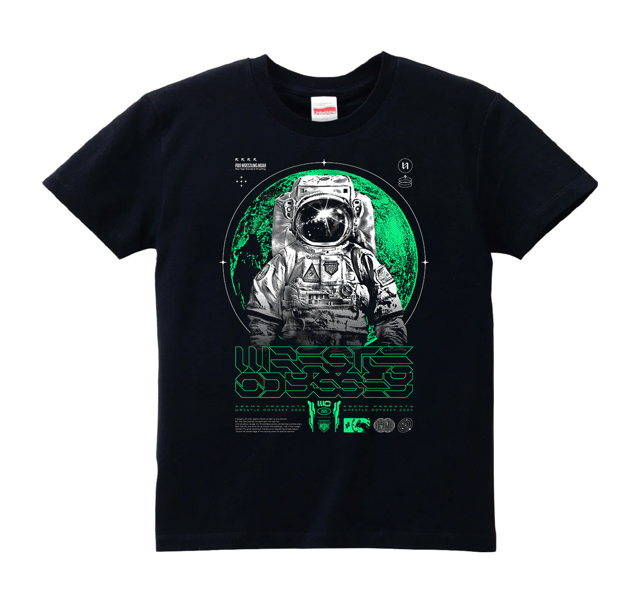 【10.11会場受け取り限定】2025.10.11両国国技館大会記念「WRESTLE ODYSSEY」Tシャツ