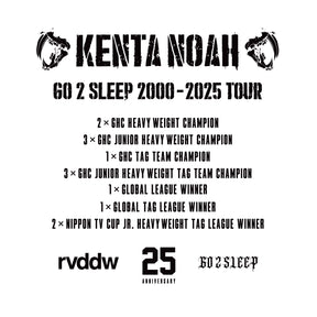 GO 2 SLEEP 2000-2025 TOUR TEE