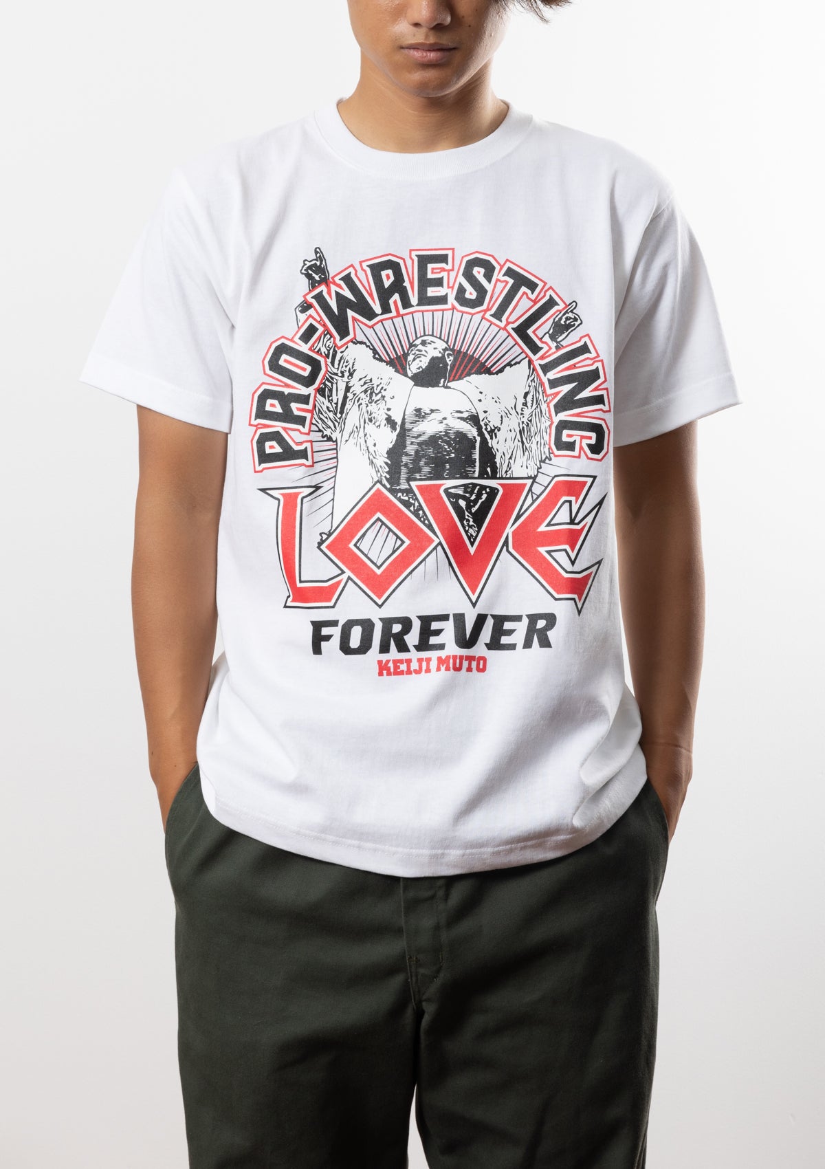 プロレスリングLOVE FOREVERTシャツ